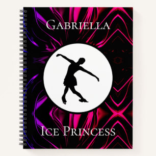 Figure Skating "Ice Princess" Personalized Notebook