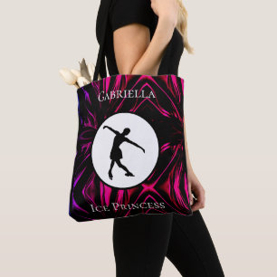 Figure Skating "Ice Princess" Personalized Tote Bag