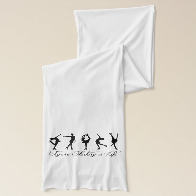 Figure Skating is Life Scarf_Personalize Scarf (Left)