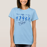 Figure Skating is My Life Blue Design