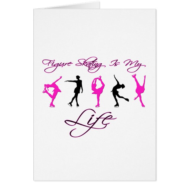 Figure Skating is My Life - PINK & BLACK (Front)