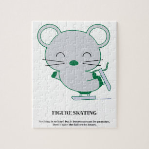 Figure skating jigsaw puzzle