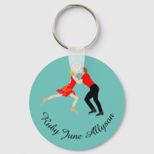 Figure Skating Keychain