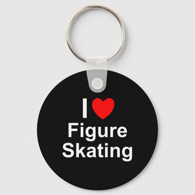 Figure Skating Keychain (Front)