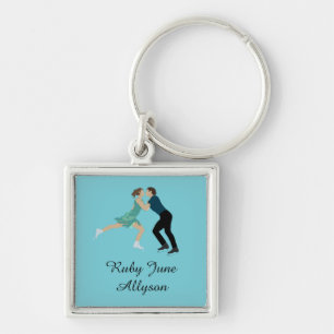 Figure Skating Keychain
