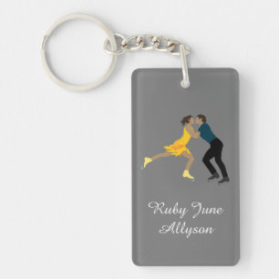 Figure Skating Keychain
