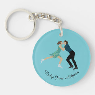 Figure Skating Keychain