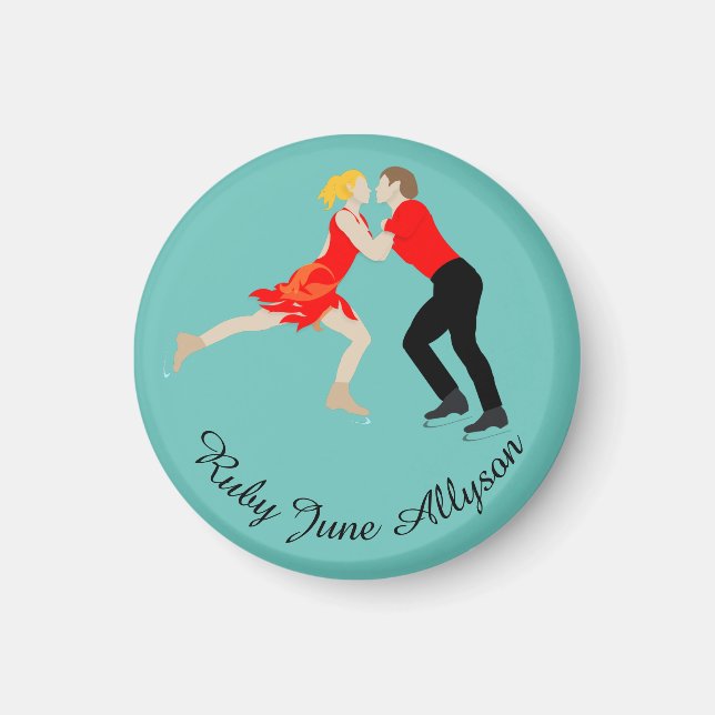 Figure Skating Magnet (Front)
