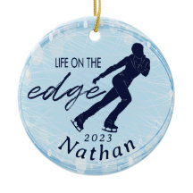 Figure Skating Men Custom Name Photo