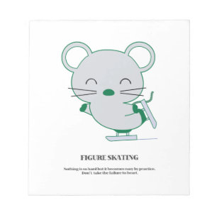 Figure skating notepad