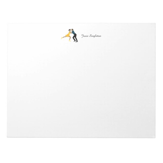 Figure Skating Notepad (Front)