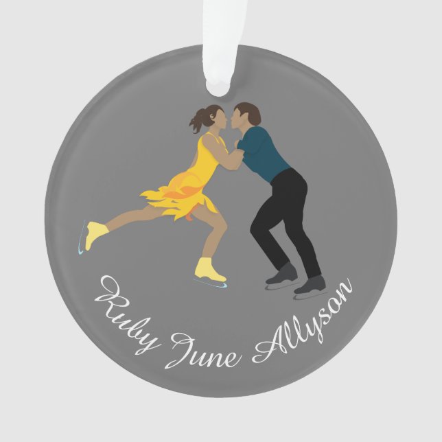 Figure Skating Ornament (Front)