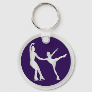 Figure Skating Pair Keychain