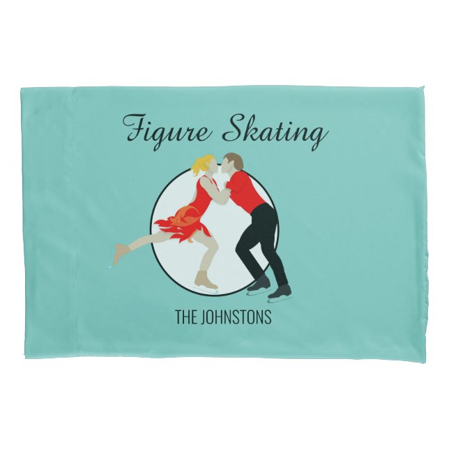 Figure Skating Pillowcase (Front)