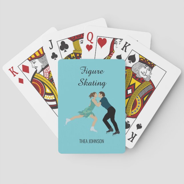 Figure Skating Playing Cards (Back)