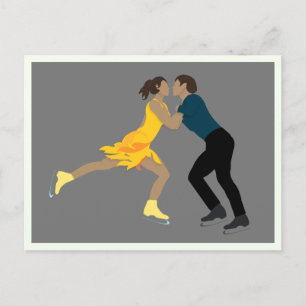 Figure Skating Postcard