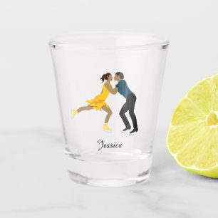 Figure Skating Shot Glass