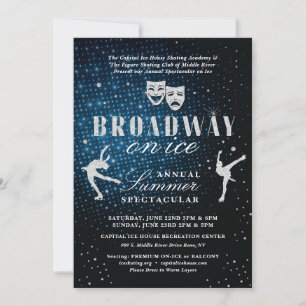 Figure Skating Show Invitation Broadway on Ice