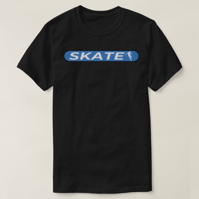Figure Skating Skate Design Boys Men Skater T-Shirt (Design Front)