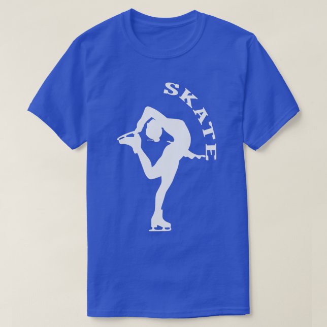 Figure Skating Skate Womens Figure Skating T-Shirt (Design Front)
