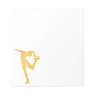 Figure Skating Spin Notepad