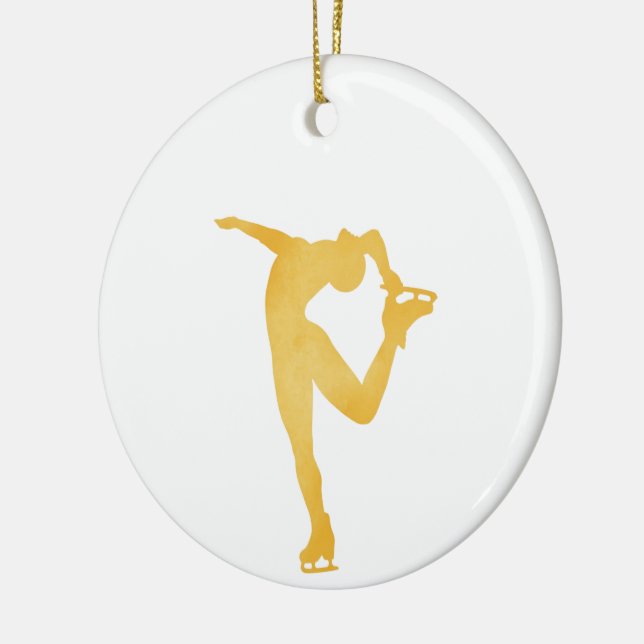 Figure Skating Spin Ornament (Left)