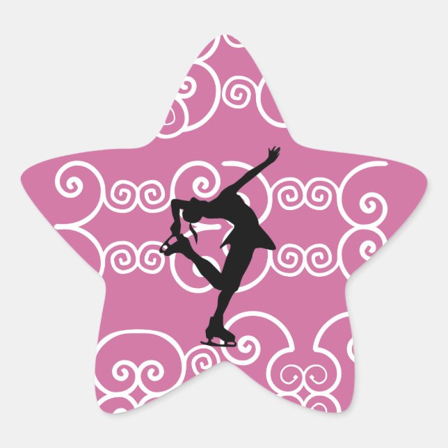 Figure Skating Star Stickers (Front)
