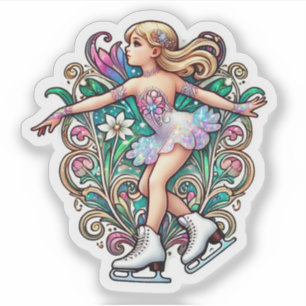 Figure Skating Sticker
