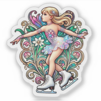 Figure Skating Sticker