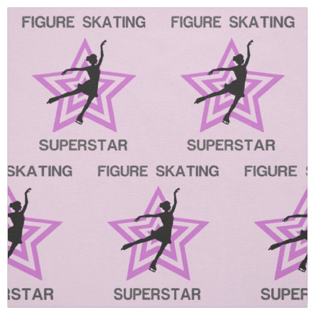 Figure Skating Superstar Fabric (Swatch)