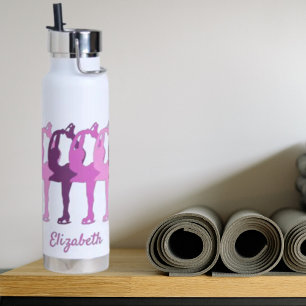 Figure Skating Synchronized Colourful Group Water Bottle