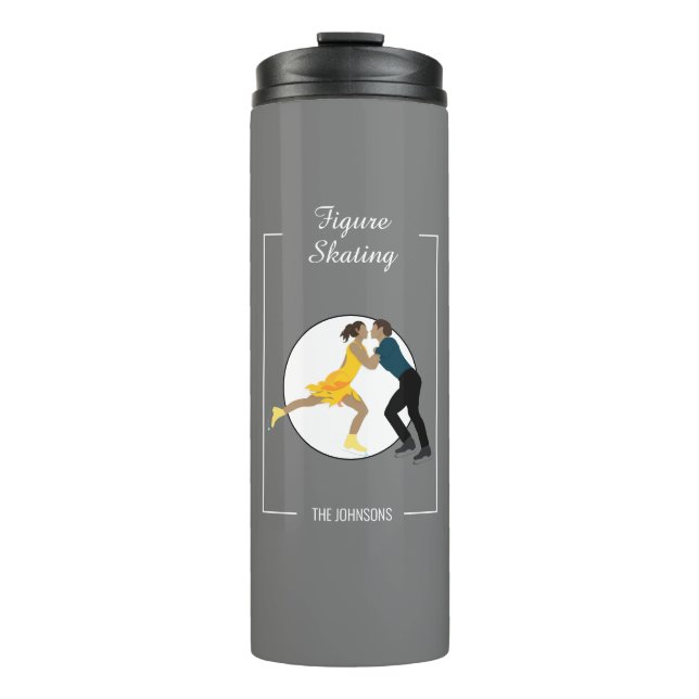 Figure Skating Thermal Tumbler (Front)