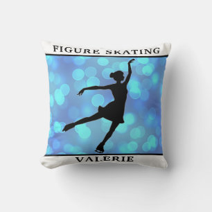 Figure Skating Throw Pillow w/ Name