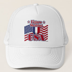 Figure Skating USA Trucker Hat