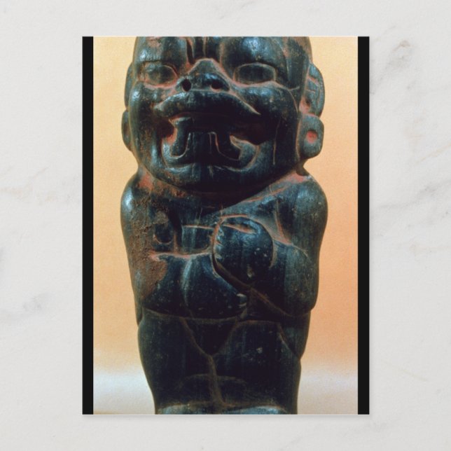 Figure with the head of a Jaguar Postcard (Front)