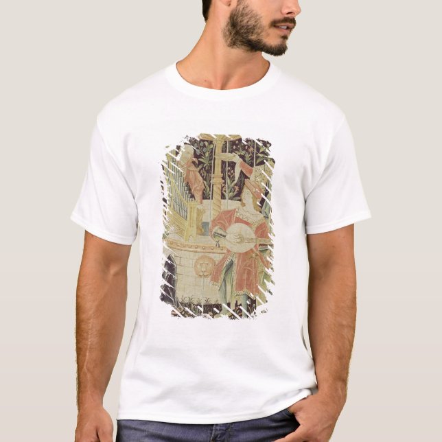 Figures around a fountain T-Shirt (Front)