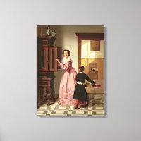 Figures in a Laundryroom, 1864 (oil on canvas)