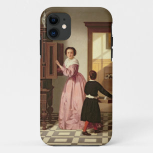 Figures in a Laundryroom, 1864 (oil on canvas) iPhone 11 Case