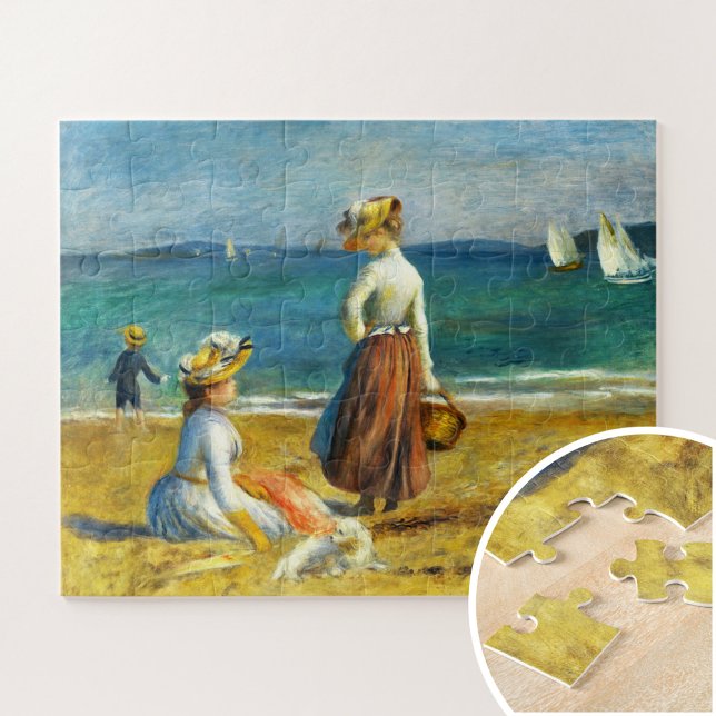 Figures on the Beach, Renoir Fine Art Jigsaw Puzzle (Creator Uploaded)