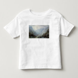 Figures Resting On The Pathway Through A Rocky Gor Toddler T-shirt