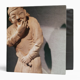 Figurine of an actor whistling binder