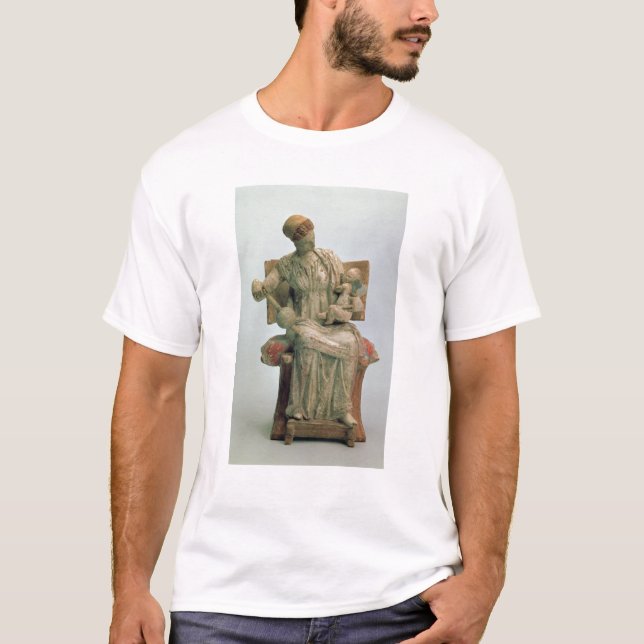 Figurine of Aphrodite playing with Eros T-Shirt (Front)