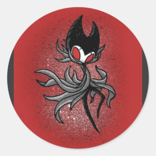 figurinha do game hollow knight classic round sticker