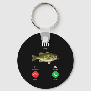 Fih Calling Decline Accept Funny Phone Call Misspe Keychain