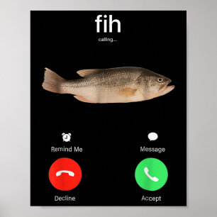 Fih Calling Remind Me Message Decline Accept Phone Poster