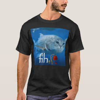 Fih Meme Funny Cat Fish - Ai Fish Cat Meme Trend T-Shirt