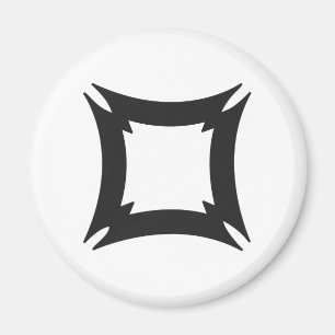 FIHANKRA   Adinkra Symbol of Security and Safety Magnet