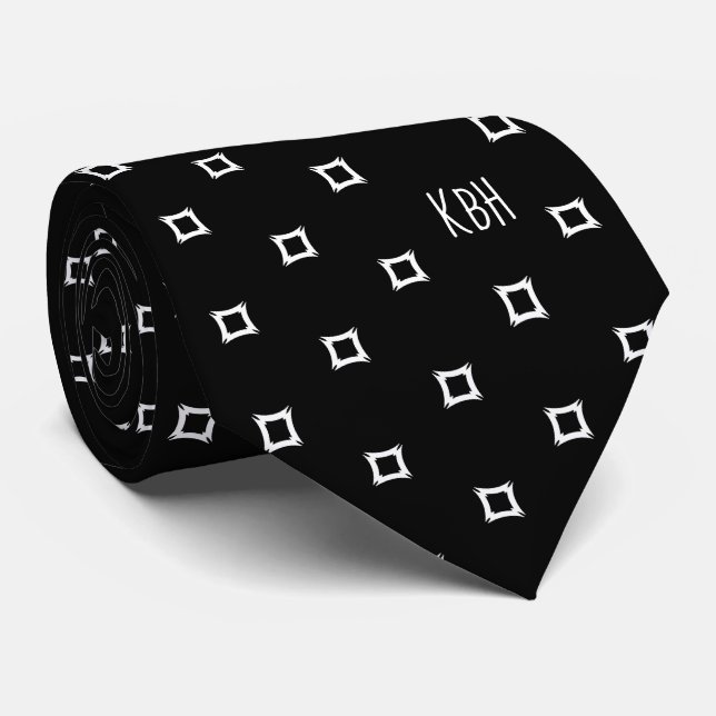 FIHANKRA | Adinkra Symbol of Security and Safety Tie (Rolled)