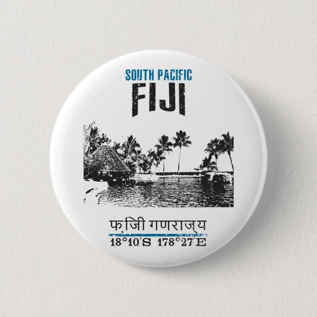 Fiji 2 Inch Round Button (Front)