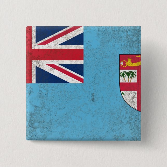 Fiji 2 Inch Square Button (Front)